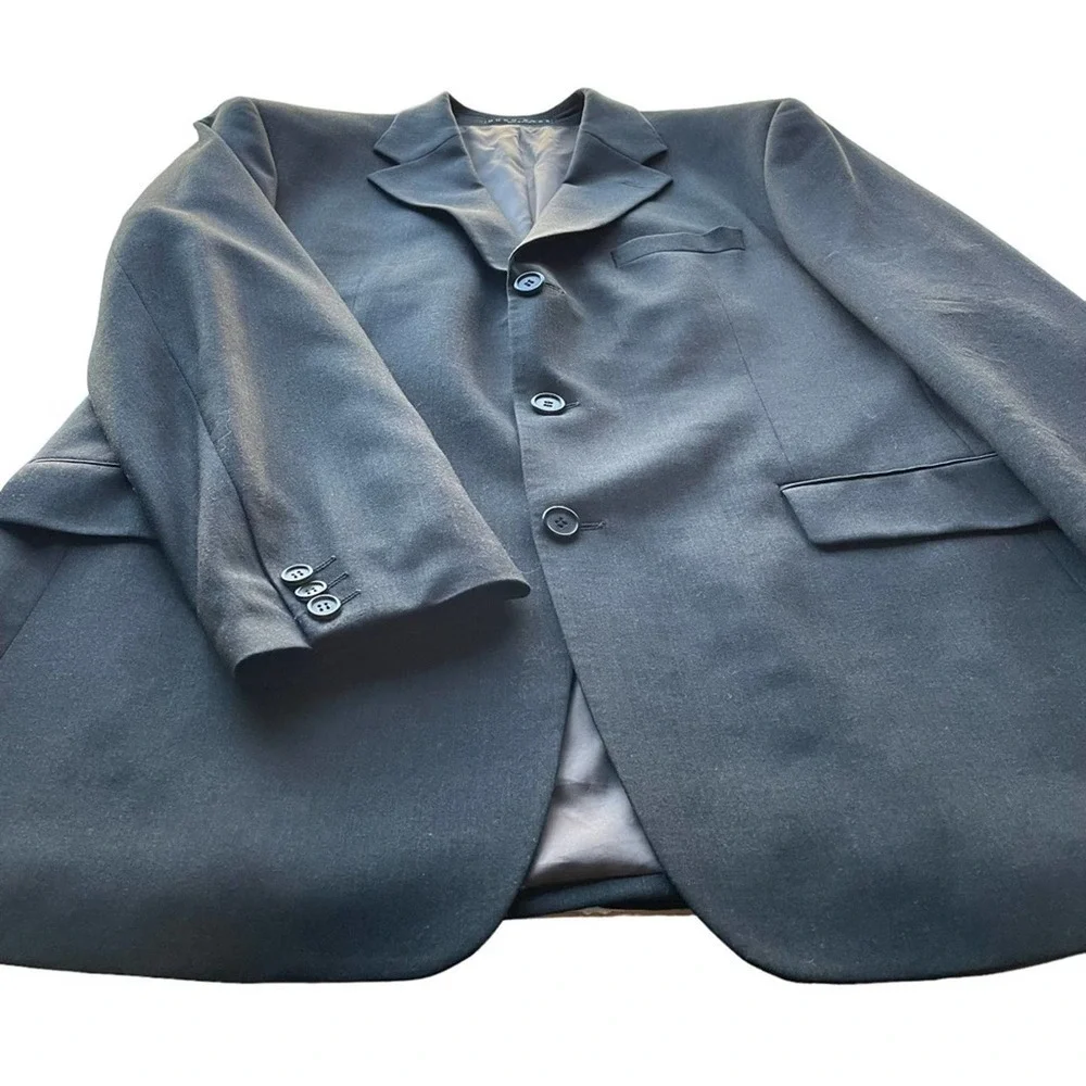 HUGO BOSS Suit Blazer Jacket Brown Size 42R Wool Angelico Lucca Formal USA